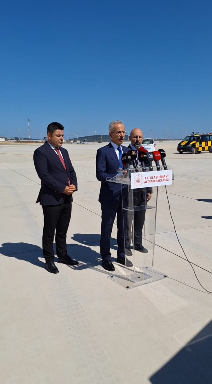 Bakan Uraloğlu Sabiha Gökçen Havalimanı’nda İncelemelerde Bulundu