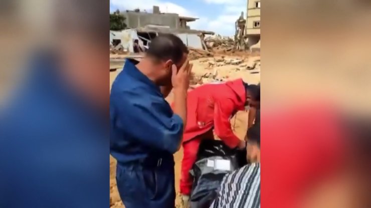 Libya’daki Sel Felaketinde Kızılay’ın Çalışmaları Kameralara Yansıdı
