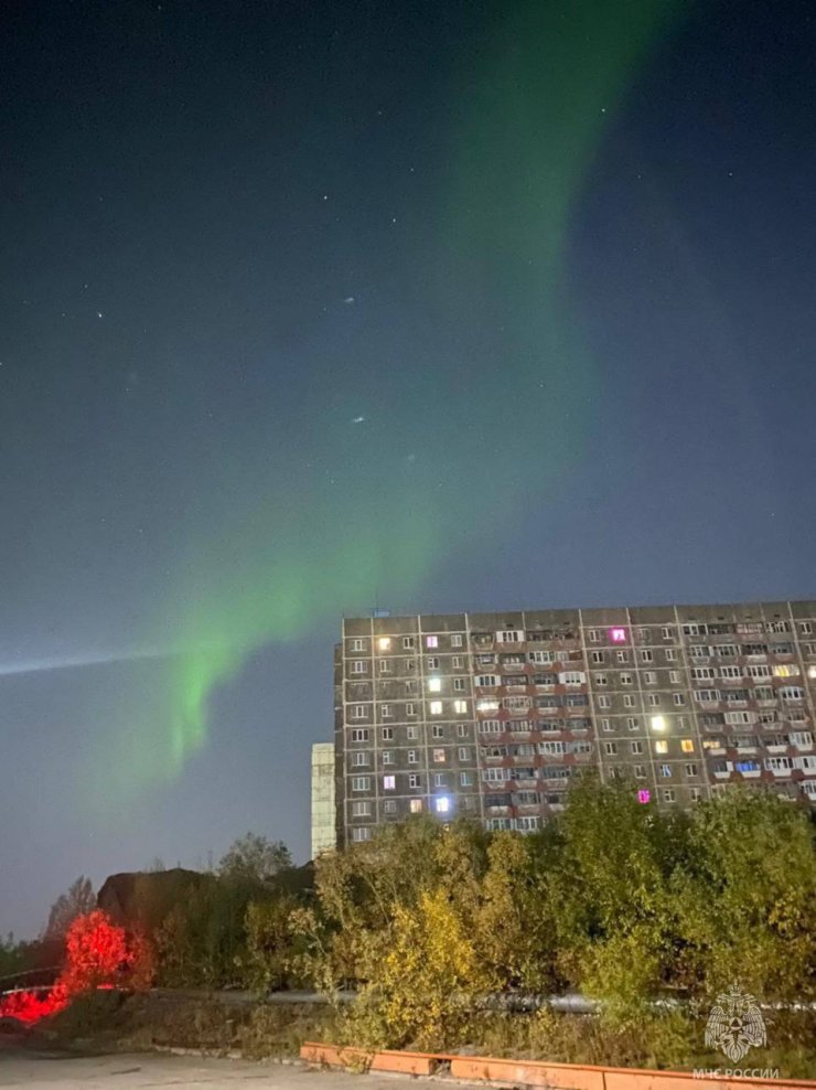 Rusya’da Beliren Kutup Işıkları Fotoğraflandı