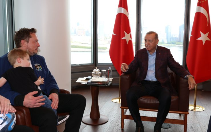 Cumhurbaşkanı Erdoğan, Elon Musk'ı Kabul Etti