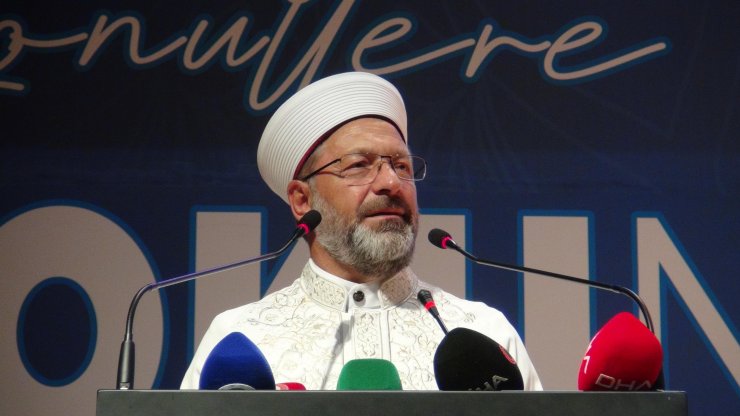 Erbaş: Çadırlarda Ve Konteynerlerde Sadece Kuran İle Dini Bilgiler Eğitimi Vermedik