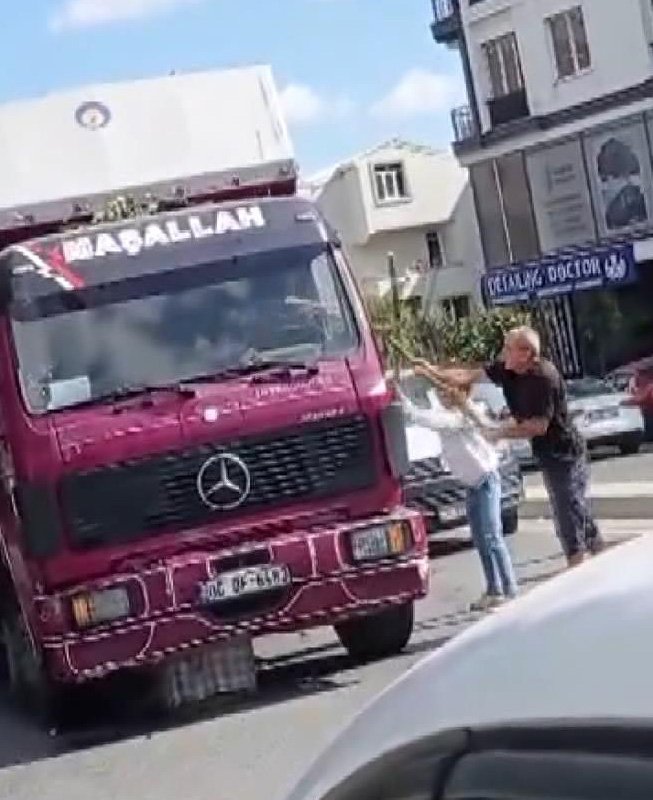 Arnavutköy'de Kamyon Ağaca Çarptı, Bahçe Sahibi Baba Ve Oğlu Şoföre Saldırdı