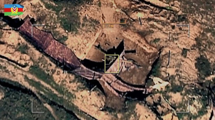 Azerbaycan Ordusu, Ermenilere Ait Askeri Unsurları Vurdu