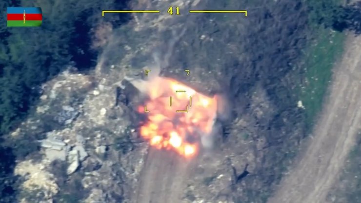 Ermenistan Ordusuna Ait Mühimmat Deposunun Ve Sığınağın İmha Anı