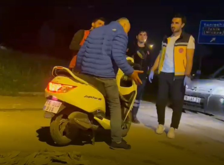 Motosikletten Düşen Alkollü Sürücü: Bana Komplo Mu Kuruyorsunuz