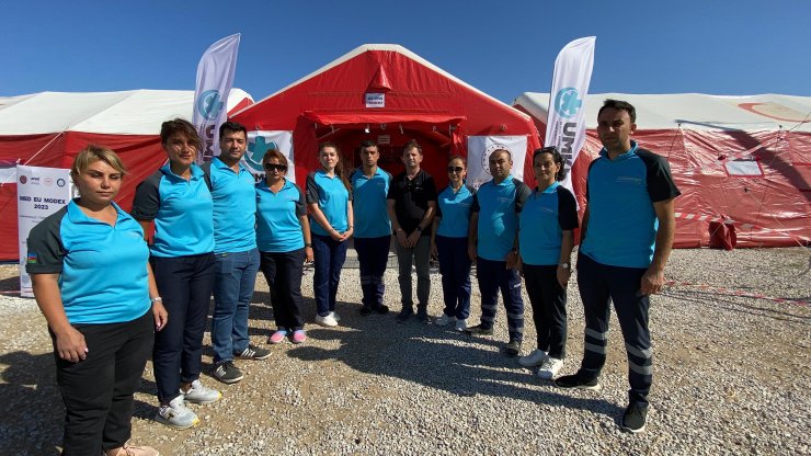 Kahramanmaraş'ta Görev Alan Azerbaycan Sağlık Ekibi, Çanakkale'deki Uygulama Tatbikatına Katıldı