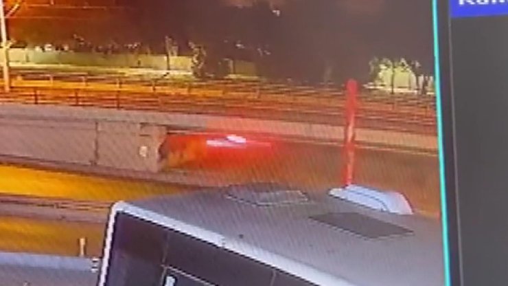 Bahçelievler'de 4 Kişinin Öldüğü Kaza Kamerada