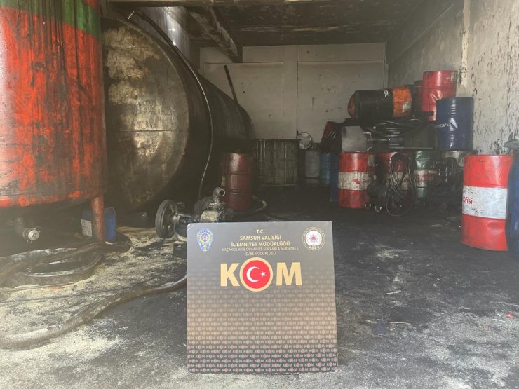 Samsun’da Kaçak Akaryakıt Operasyonunda Şüpheliler Serbest