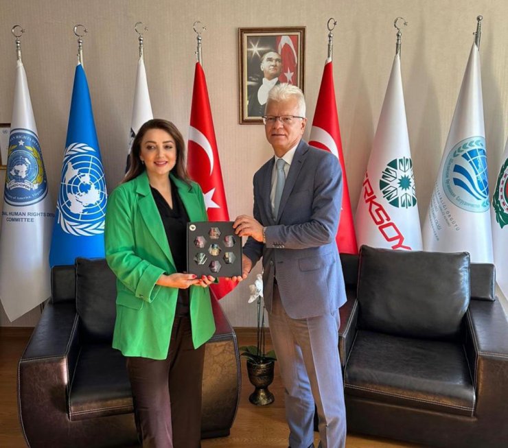 Uluskon Başkanı Atasoy, Litvanya Büyükelçisi Degutis İle Bir Araya Geldi