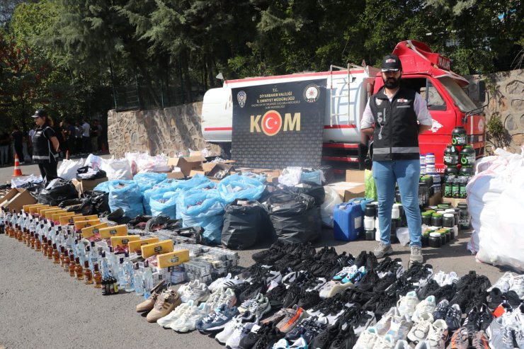 Diyarbakır’da, Kaçakçılık Operasyonlarında 13 Milyon Liralık Malzeme Ele Geçirildi: 55 Gözaltı