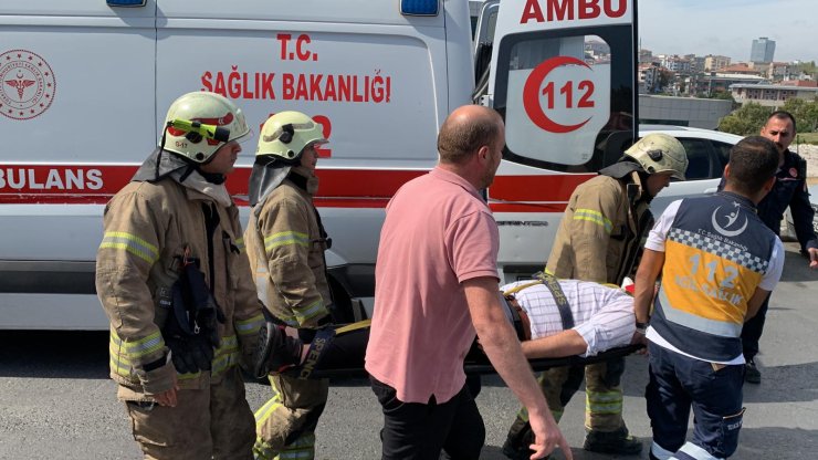 Esenler'de İş Yeri Asansörü Düştü; 4 Yaralı -1