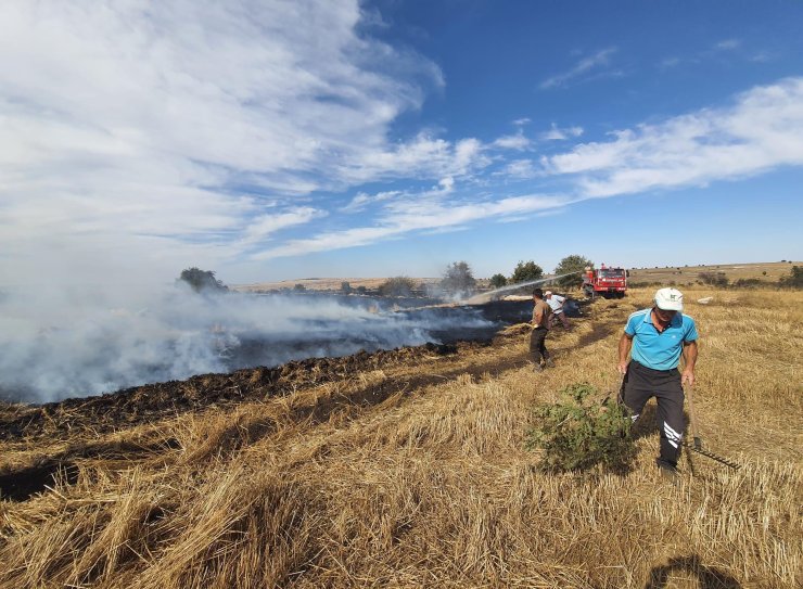 Eskişehir’de Ormana Sıçrayan Anız Yangını Büyümeden Söndürüldü