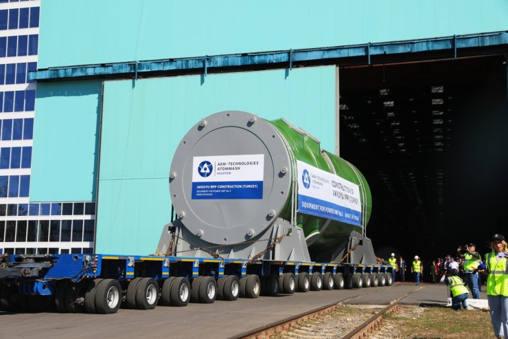 Akkuyu’da 5'inci Nükleer Reaktör Kabının Sevkiyatı Gerçekleşti