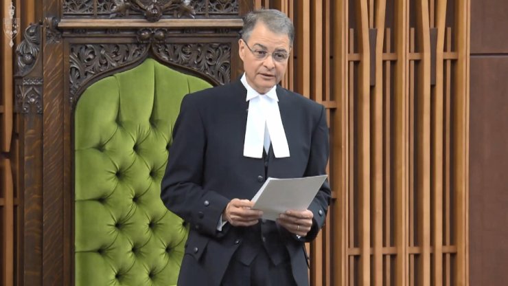 Kanada Avam Kamarası Başkanı Rota, İstifa Etti