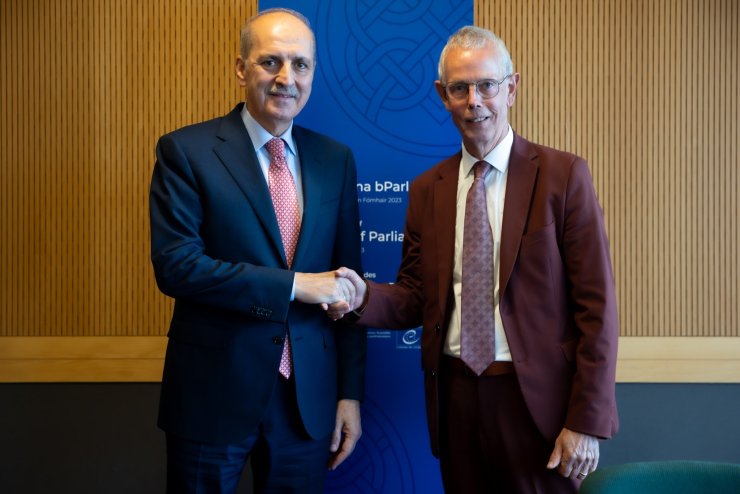 Kurtulmuş, Avrupa Konseyi Parlamenterler Meclisi Başkanı Kox İle Görüştü