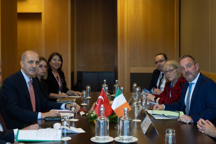 Kurtulmuş, İrlanda Senato Başkanı Buttimer Ve İsrail Meclis Başkanı Ohana İle Görüştü