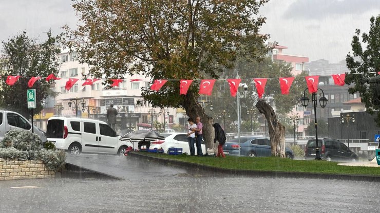 Tekirdağ'da Sağanak Etkili Oldu