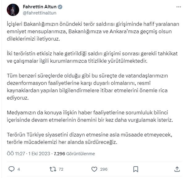 Emniyet Genel Müdürlüğü'ne Bombalı Saldırı Girişimi: 1 Terörist Kendini Patlattı (5)