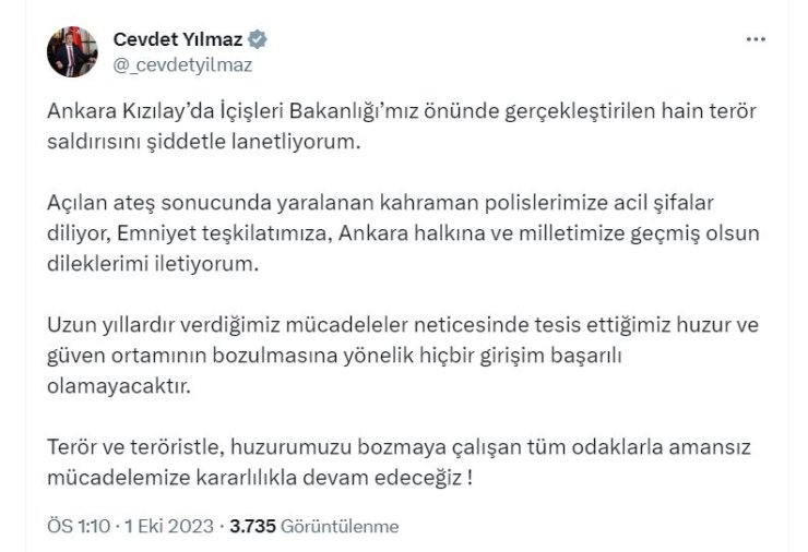 Emniyet Genel Müdürlüğü'ne Bombalı Saldırı Girişimi: 1 Terörist Kendini Patlattı (8)