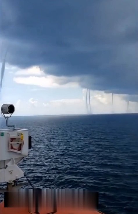 İskenderun Körfezi'ndeki Hortumlar Kamerada