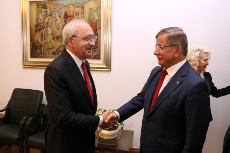 Kılıçdaroğlu, Karamollaoğlu Ve Davutoğlu İle Görüştü