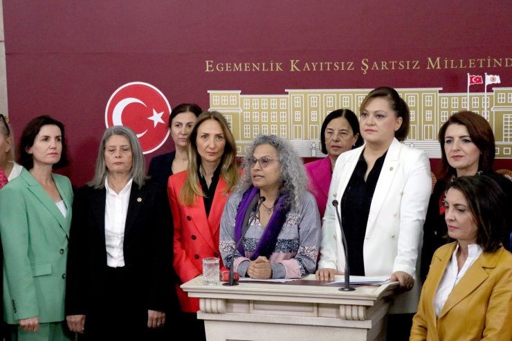 Muhalefet Partili Kadın Vekillerden 'Kadına Karşı Şiddetle Mücadele' İçin Ortak Basın Toplantısı