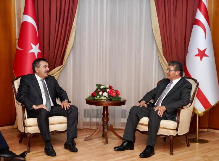 Bakan Tekin, Kktc Başbakanı Üstel İle Görüştü