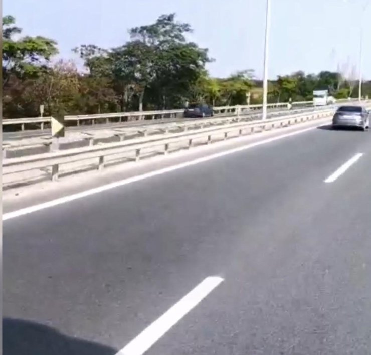 Silivri'de Kilometrelerce Ters Yönde İlerledi