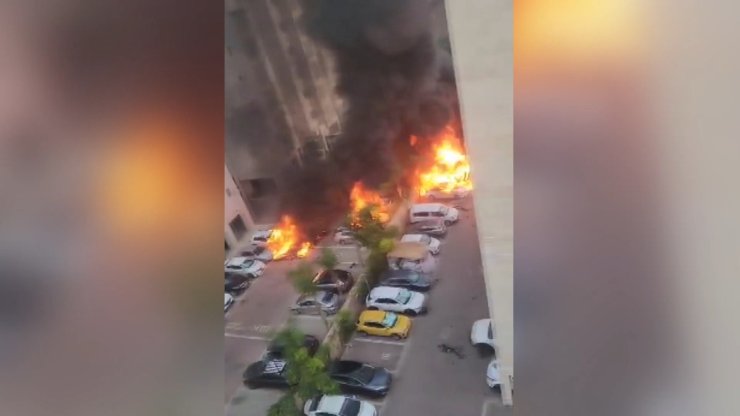 İsrail Dışişleri, Yerleşim Yerine Düşen Roketten Görüntüler Paylaştı