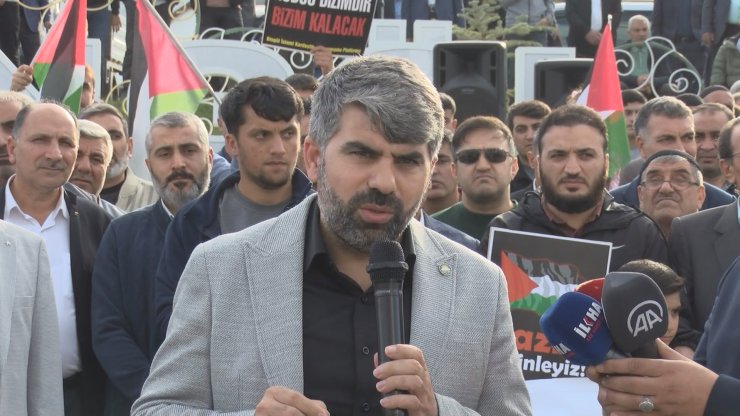 Bingöl'de Filistin'e Destek Açıklaması