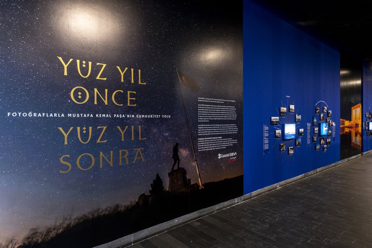 Garanti Bbva Çalışanlarından 'yüz Yıl Önce, Yüz Yıl Sonra: Fotoğraflarla Mustafa Kemal Paşa'Nın Cumhuriyet Yolu' Sergisi