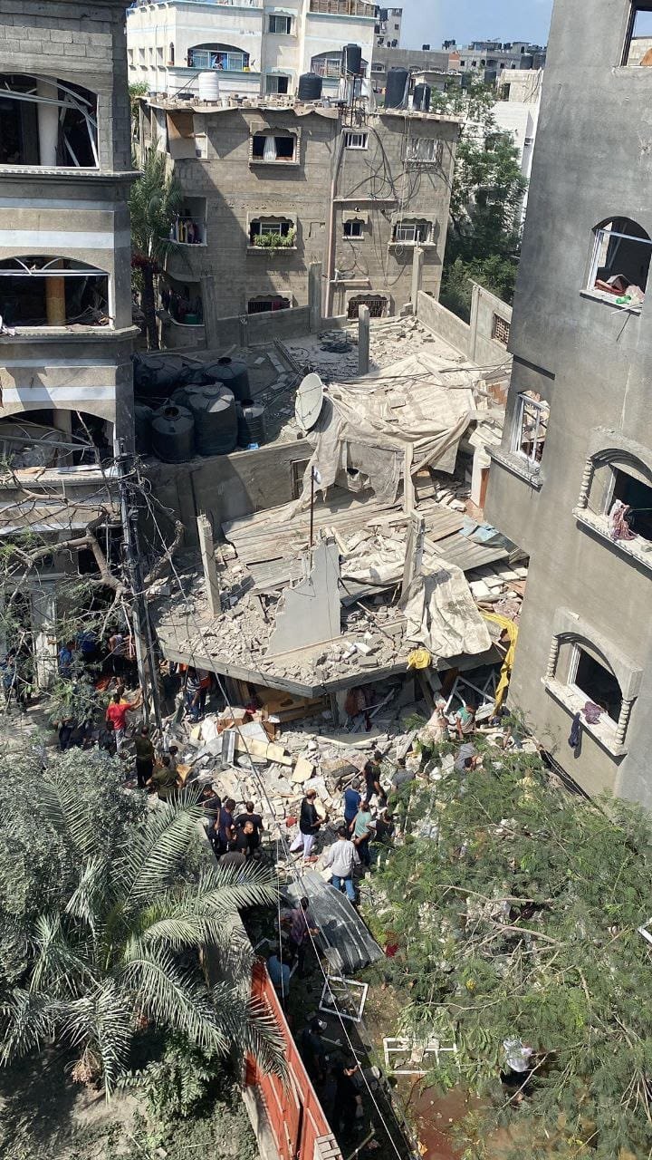 Gazze’de Yıkımı Gösteren Kareler