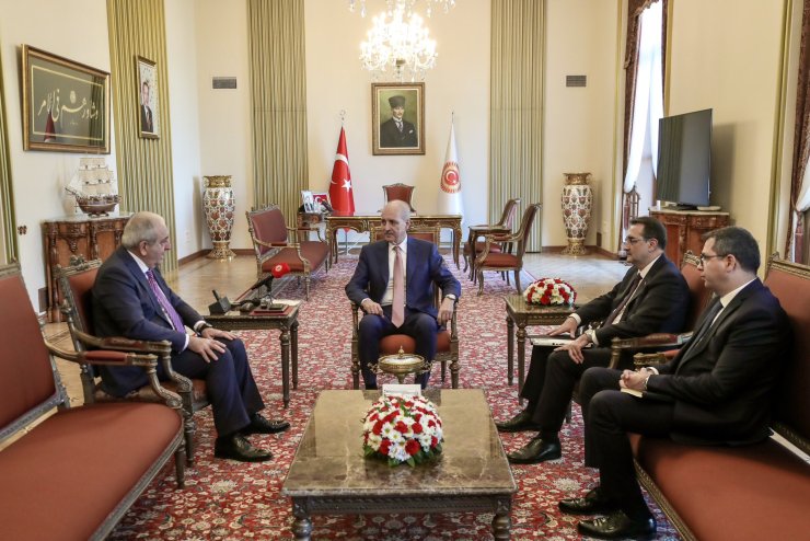 Kurtulmuş, Keipa Genel Sekreteri Hajiyev'i Kabul Etti