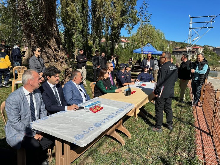 Bartın'da Sel Tatbikatı