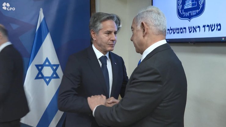Blinken, İsrail Başbakanı Netanyahu İle Görüştü