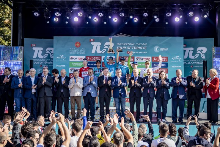 58. Cumhurbaşkanlığı Türkiye Bisiklet Turu'nda Ödüller Sahiplerine Verildi