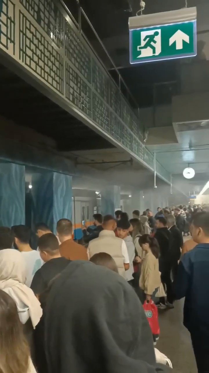 Yenikapı Metro İstasyonunda Yangın Paniği