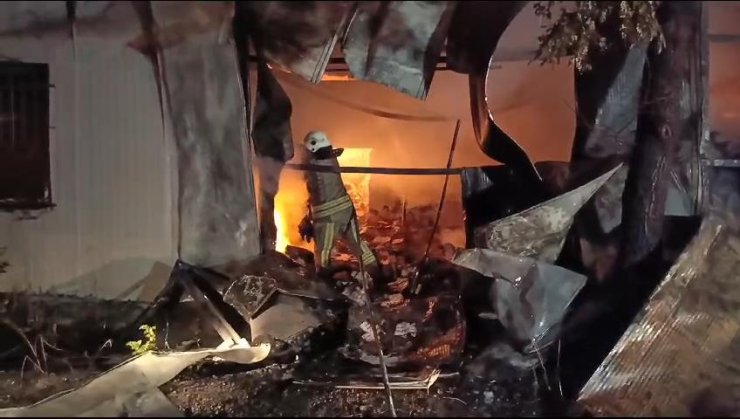 Çatalca'da Fabrika Yangını - 1