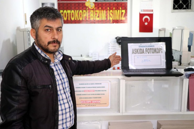 Depremzede Öğrenciler İçin 'Askıda Fotokopi'