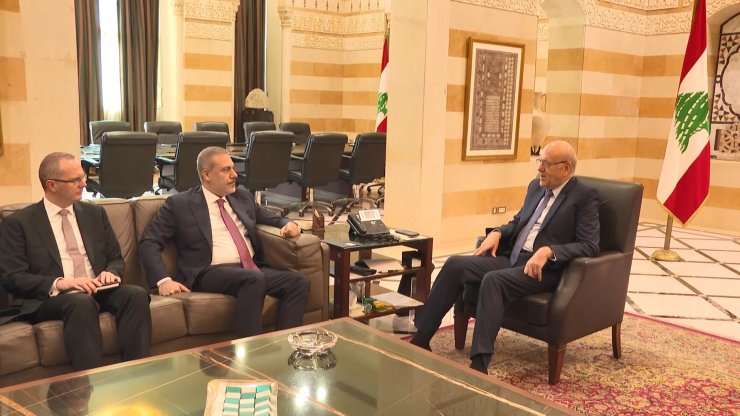 Bakan Fidan, Lübnan Başbakanı Mikati İle Görüştü