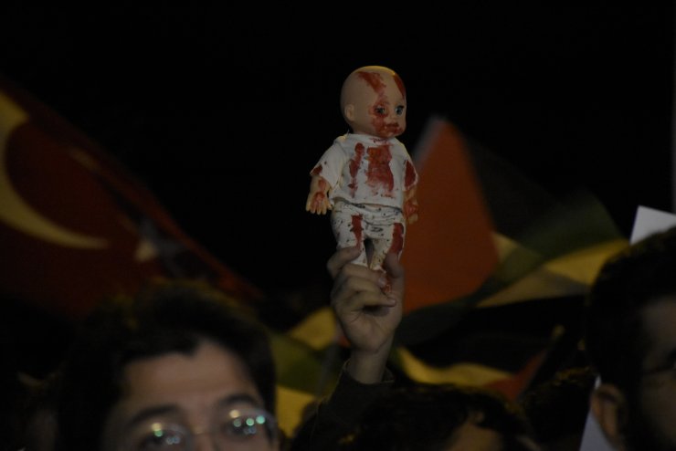 İsrail'in Gazze'ye Yönelik Saldırıları Abd İstanbul Başkonsolosluğu Önünde Protesto Edildi