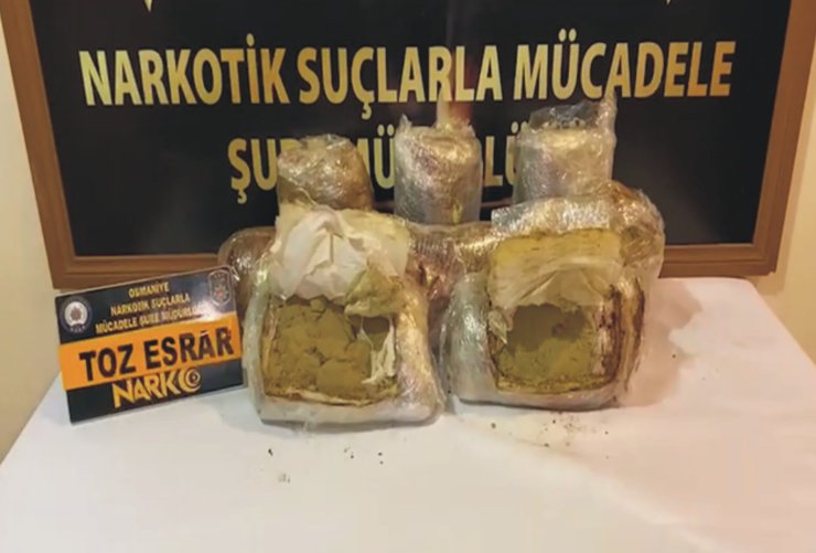Otobüsteki Yolcunun Valizinden 12 Kilo Uyuşturucu Çıktı