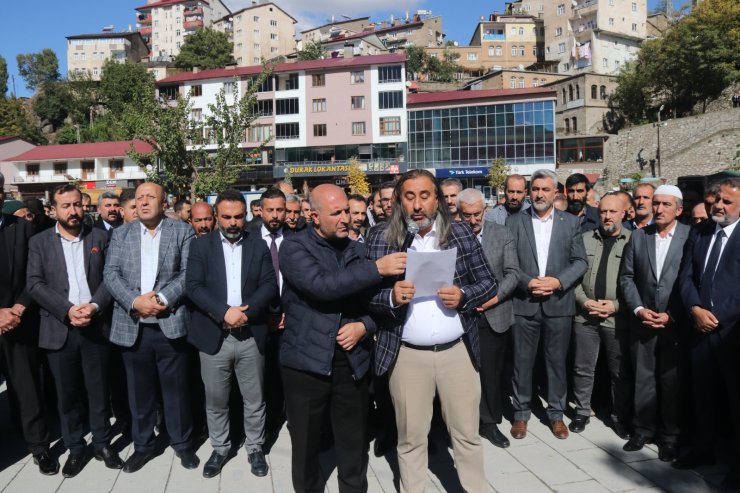 Bitlis'te Filistinliler İçin Gıyabi Cenaze Namazı