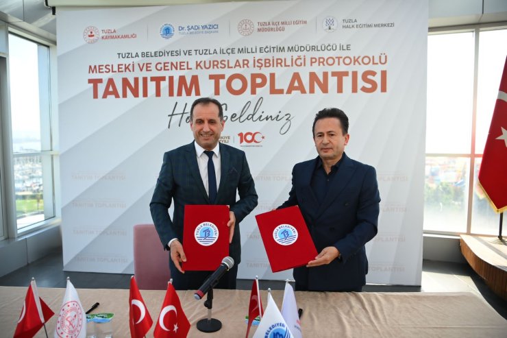 Tuzla'da Eğitimde İş Birliği: Mesleki Ve Genel Kurslar İş Birliği Protokolü Başlatıldı