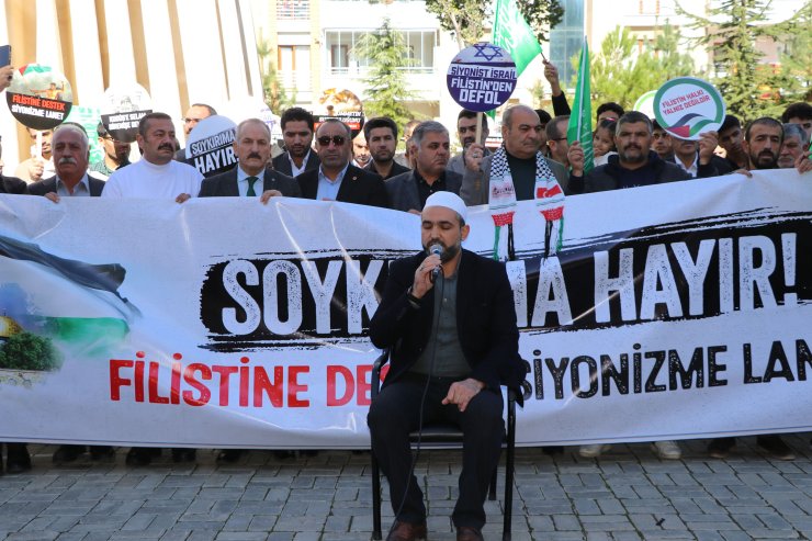 Van’da Cuma Namazı Çıkışı, İsrail Protestosu