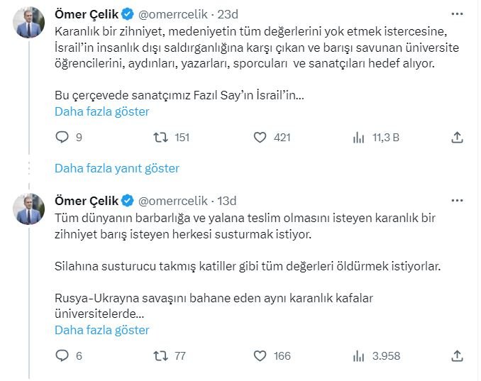 Ak Parti'li Çelik: Fazıl Say’ın Konserlerinin İptal Edilmesini Kınıyoruz