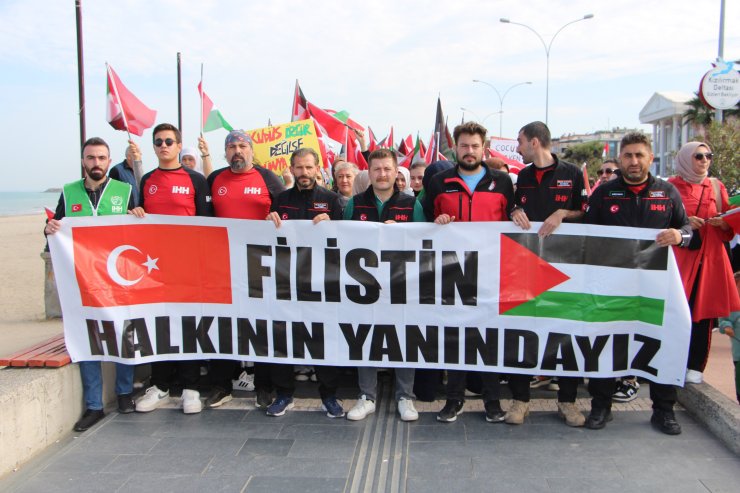 Samsun'da 'Büyük Filistin Yürüyüşü' Düzenlendi