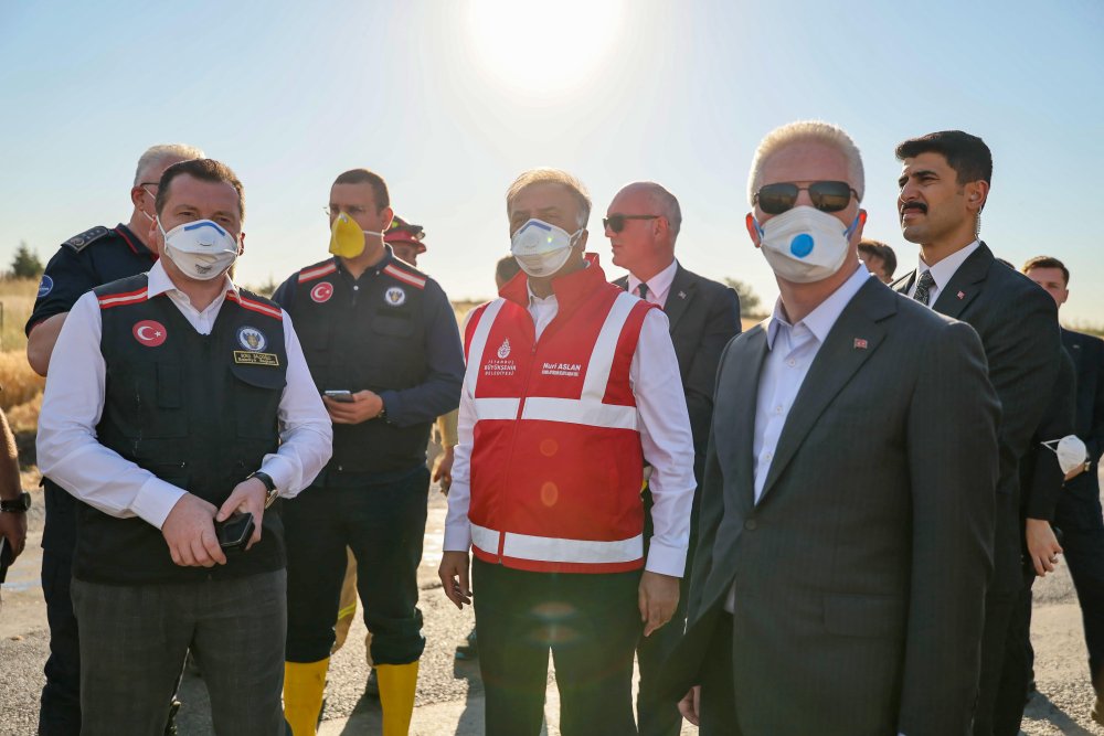 Silivri'de orman yangını: 100 hektar alan zarar gördü