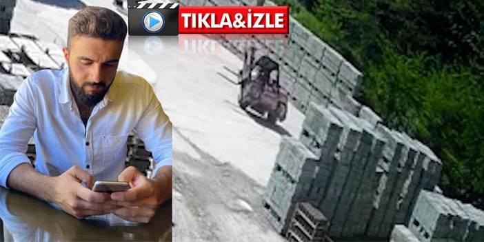Rize'de forkliftin altında kalan genç hayatını kaybetti
