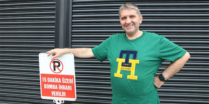 Bu deponun önüne araç park edersen ‘Bomba ihbarı’ yapılır